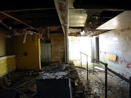 Albion Drive-In Theatre - Inside Concession Stand - Photo From Water Winter Wonderland